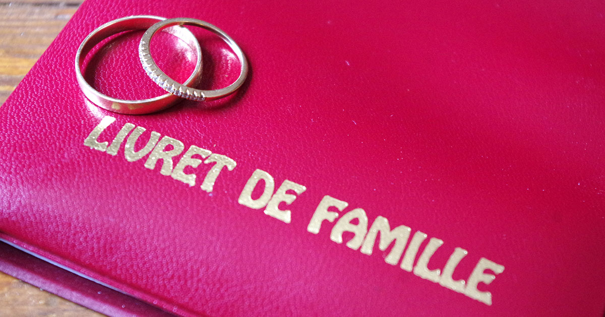 Livret de famille (mise à jour/duplicata) - Site officiel de la ville